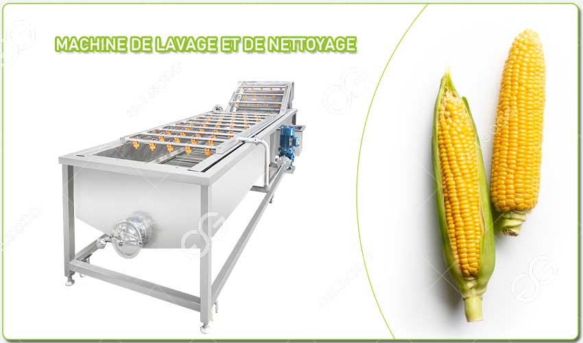 sweet corn cleaning machine